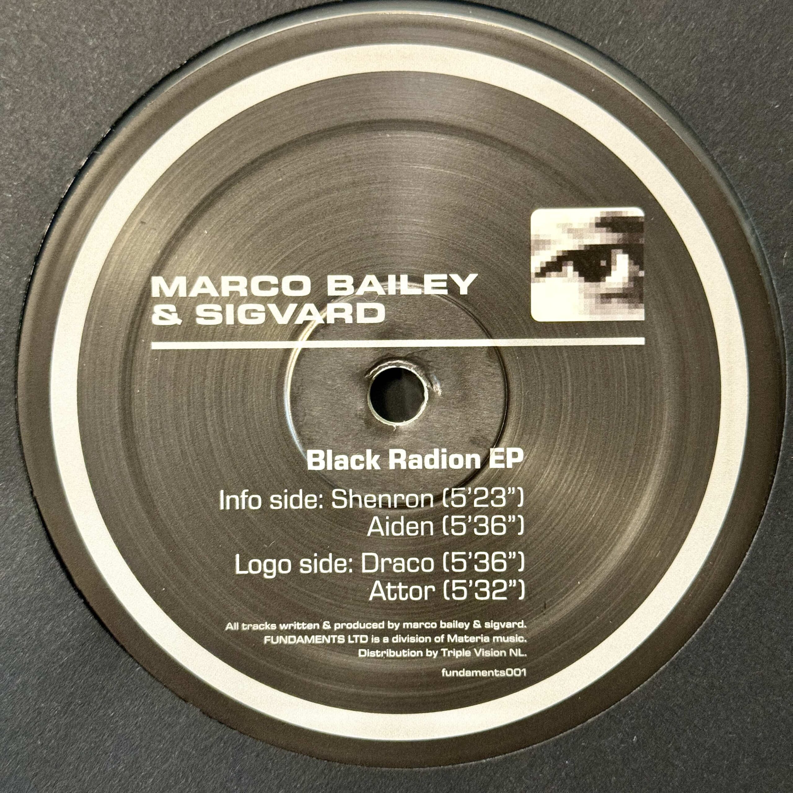 Marco Bailey & Sigvard | Black Radion EP | FUNDLTD001